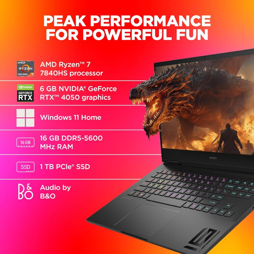 HP OMEN 16-xd0015AX Gaming Laptop features