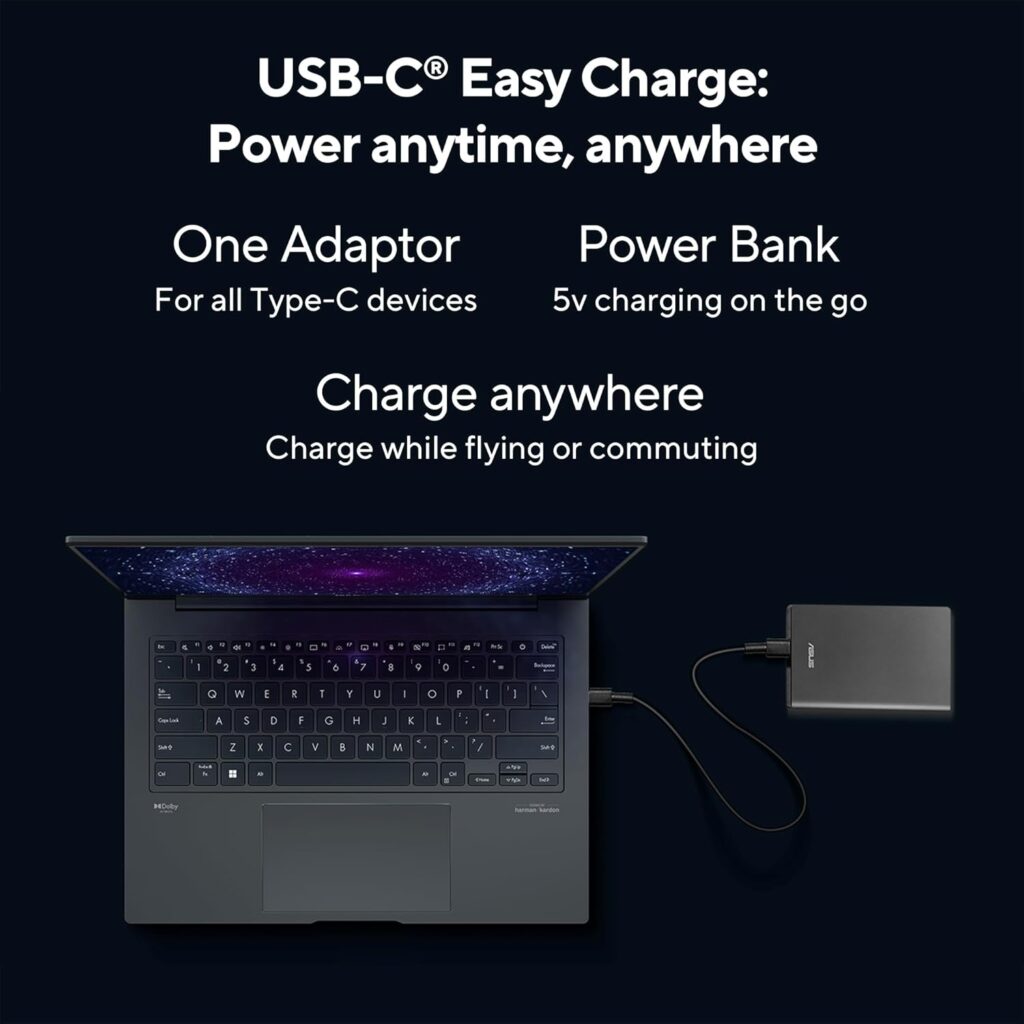 ASUS Zenbook 14 OLED UX3405MA-PZ552WS laptop charging
