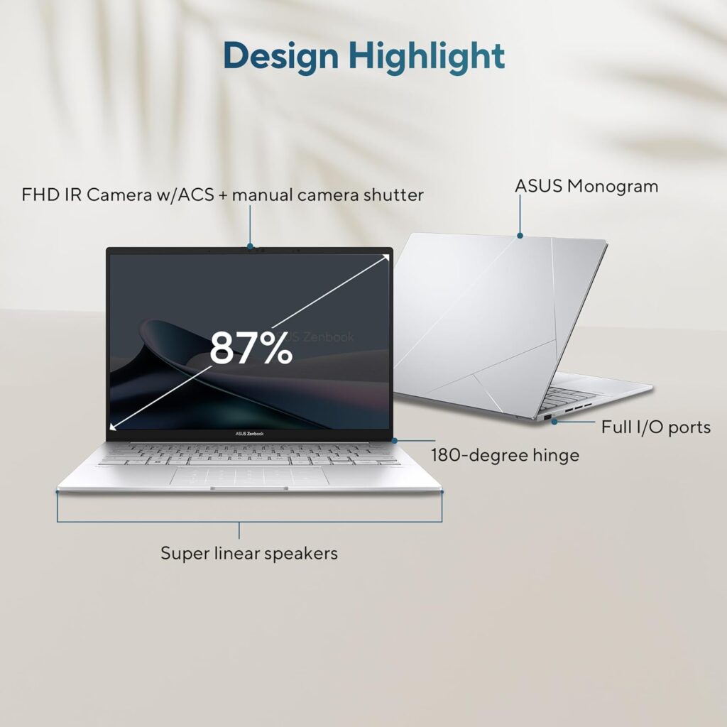 ASUS Zenbook 14 OLED UX3405MA-PZ961WS Laptop design
