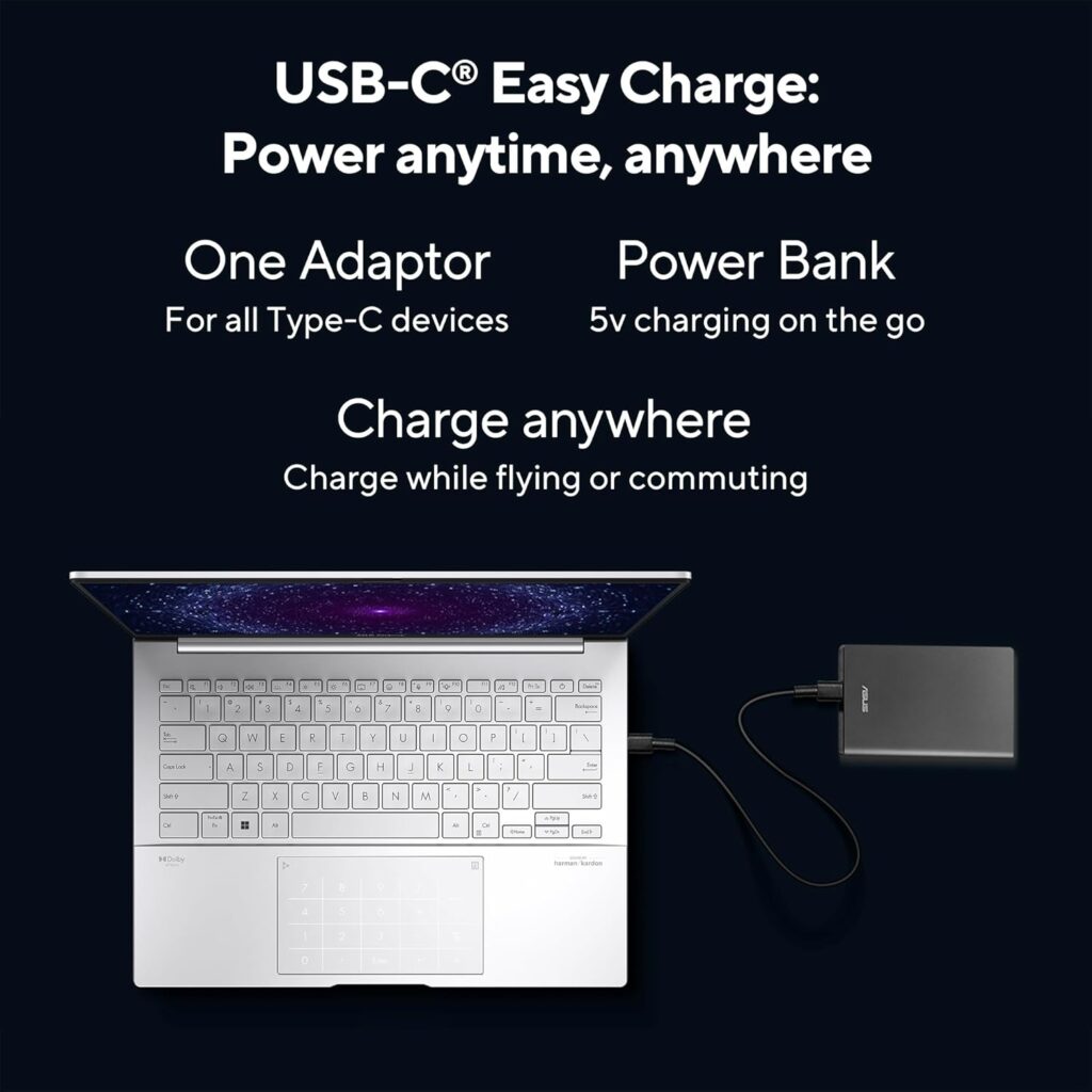 ASUS Zenbook 14 OLED UX3405MA-PZ961WS Laptop power
