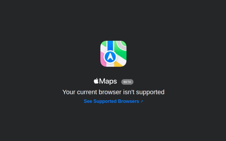 Apple Maps Web on Ubuntu Linux – Here is how to make it work - screenshot from 2024 07 25 18 54 59