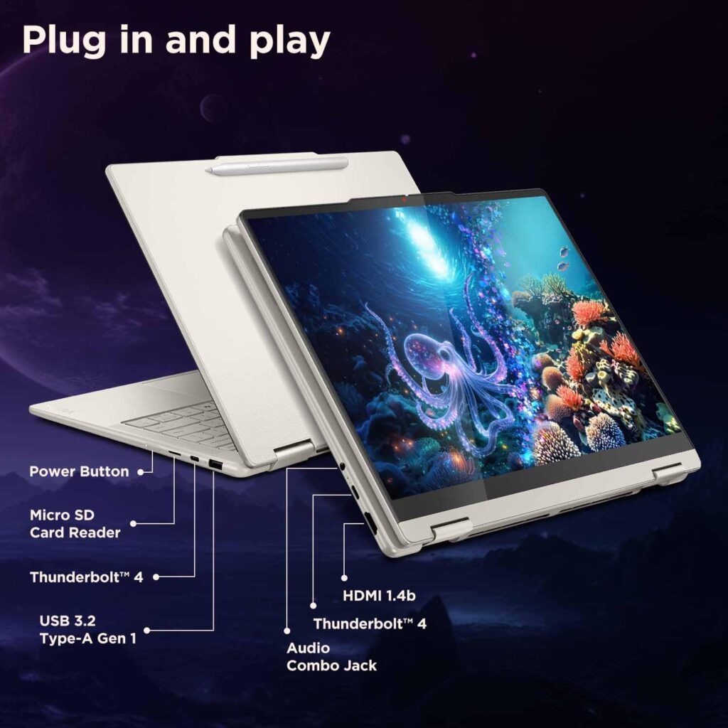 Lenovo Yoga 7 83JQ000NIN 2-in-1 Touchscreen Laptop with 32GB RAM launched in India - Check Price, Specs and Availability 22 Lenovo Yoga 7 83JQ000NIN p