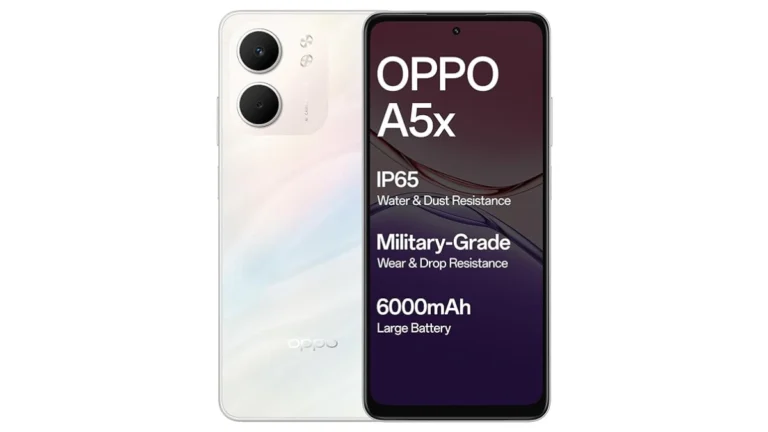 OPPO A5x 5G Android Smartphone launched in India [ MediaTek Dimensity 6300 / 4GB RAM / 128GB ] - feature image_2025 05 25_14 21 32