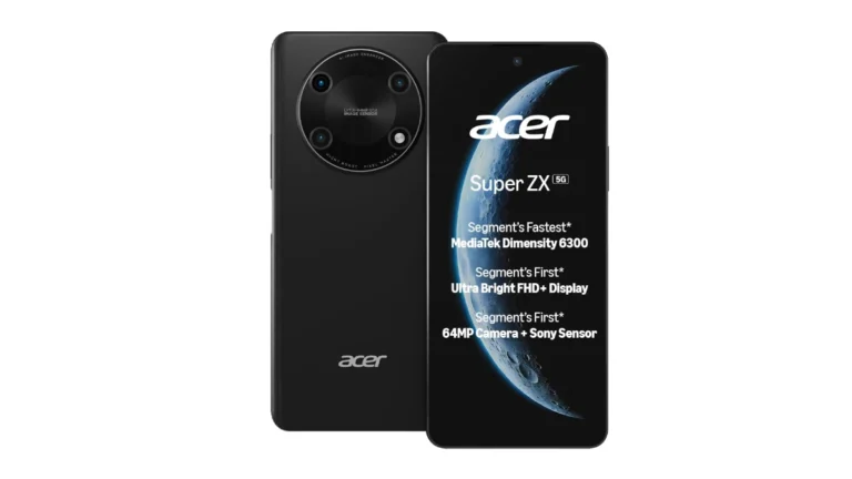 Acer Super ZX 5G powered by MediaTek Dimensity 6300 Launched in India – Starting at ₹8,999 on Amazon.in - feature image_2025 05 26_15 16 11