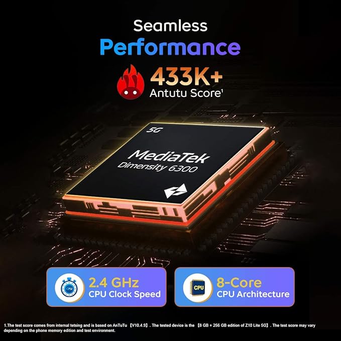 iQOO Z10 Lite 5G: Affordable 5G Android Smartphone with 6000 mAh battery and IP64 rating launched in India 2 61FoX3CI7L. SX679