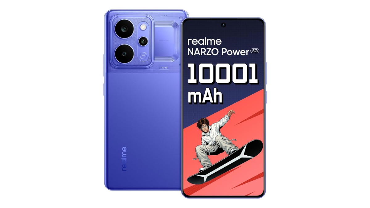 Realme NARZO Power 5G Smartphone Launched in India – 10001mAh Battery, 80W Fast Charge, MediaTek Dimensity 7400 5G, 144Hz AMOLED