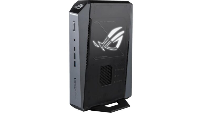 ASUS ROG GR70 GR70-N90015AN gaming mini PC available for pre-order in the US at $2,699.99. AMD Ryzen 9 9955HX3D, RTX 5070 8GB, 32GB DDR5, 2TB SSD, Wi-Fi 7. Check specs on Amazon.