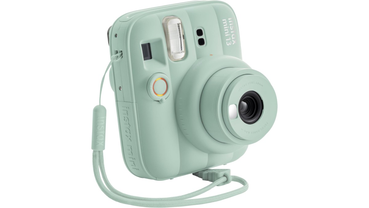 FUJIFILM instax mini 13 instant film camera up for pre-order in the US at $93.95. Built-in selfie mirror, close-up mode, automatic exposure, 2" × 3" instant prints. Check price on Amazon.