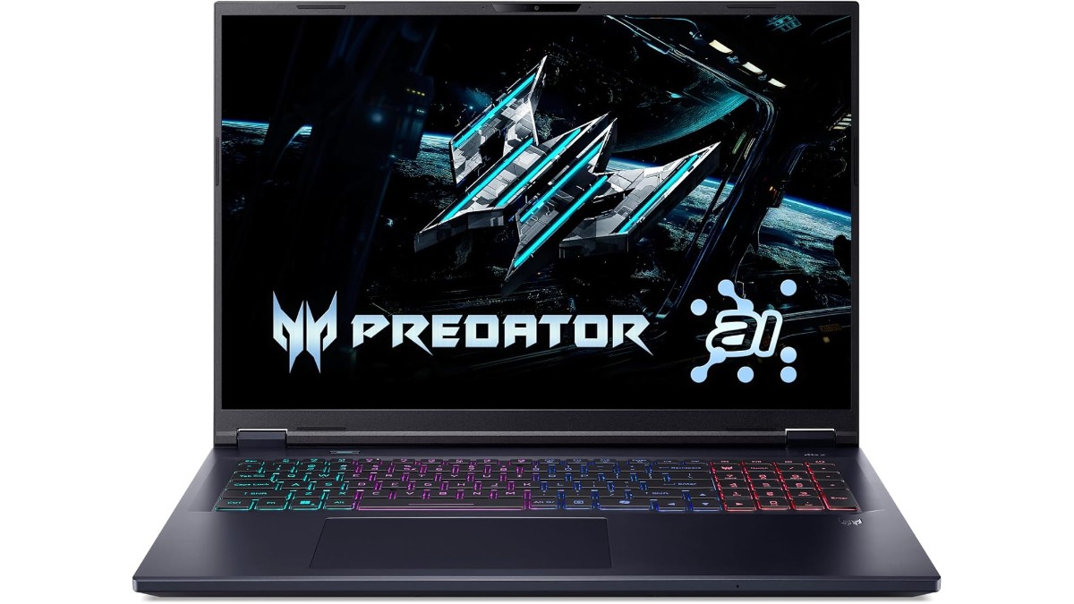 Acer Predator Helios Neo 18 AI PHN18-72-9474 up for pre-order at $2,799.99. Core Ultra 9 275HX, RTX 5070 Ti 12GB GDDR7, 18″ WQXGA 240Hz, 32GB DDR5, 2TB SSD. Check specs on Amazon.