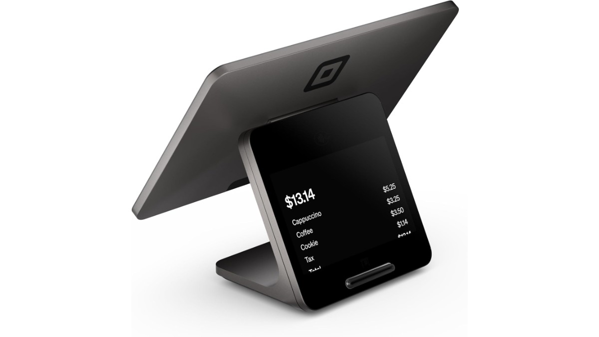Square Register (2nd Generation) available at $899.99. Dual touchscreens, 40% faster, IP54 rated, built-in Square POS. Check price and specs on Amazon.