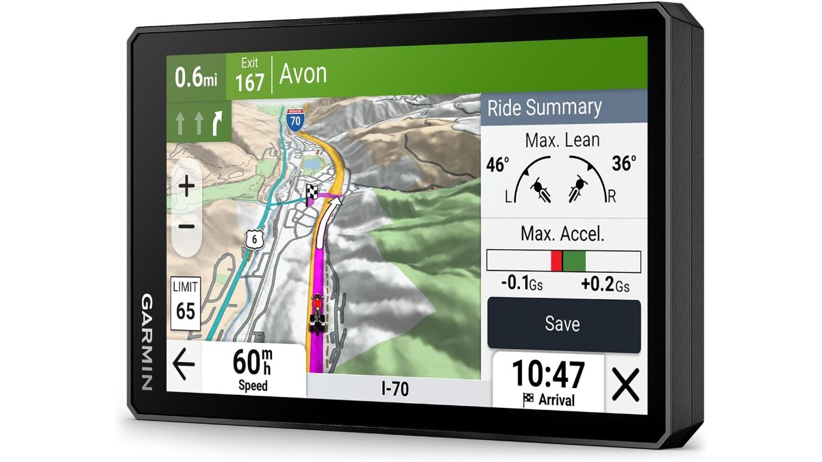 Garmin zūmo XT3 Rugged Motorcycle GPS Navigator listed on Amazon US– 4.7″ and 6″ HD Displays, Live Lean Angle Gauge, Drag Racing Timer
