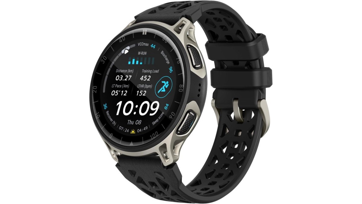 Amazfit Cheetah 2 Pro 48mm (A2564) GPS running smartwatch available for pre-order on Amazon US at $449.99. 1.32″ AMOLED sapphire display, Grade 5 titanium case, 20-day battery, offline maps.