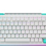 Logitech G512 X 75 Dual SWAP TMR analog mechanical gaming keyboard with LIGHTSYNC RGB lightbar in black and white
