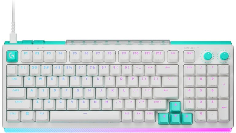 Logitech G512 X 98 full-size Dual SWAP TMR analog mechanical gaming keyboard with numpad and LIGHTSYNC RGB lightbar