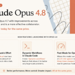 Anthropic Claude Opus 4.8 announcement with Dynamic Workflows in Claude Code and effort control on claude.ai