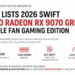 XFX Swift AMD Radeon RX 9070 GRE graphics card with 12GB GDDR6 memory and Triple Fan cooler