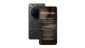 Oppo Find X9 Ultra 5G smartphone in Canyon Orange and Tundra Umber with Snapdragon 8 Elite Gen 5 and 200MP Hasselblad quad camera