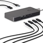 StarTech 4-Port Thunderbolt 5 Hub 303NA-TB5-HUB in Space Gray, showing multiple ports and a compact design – available on Amazon US at $315.69