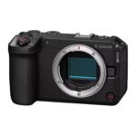 Canon EOS R6 V Full-frame mirrorless camera in Black with active cooling fan and full-size HDMI terminal – available for pre-order on Amazon US starting at $2,499.00