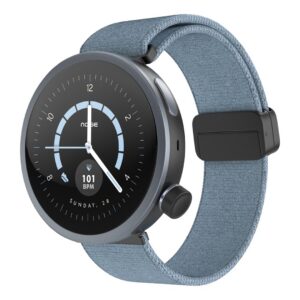 Noise Alt Watch 1 smartwatch in Chosen Black with 1.32-inch AMOLED display and rotating crown available for pre-order on Amazon India at Rs.5,561