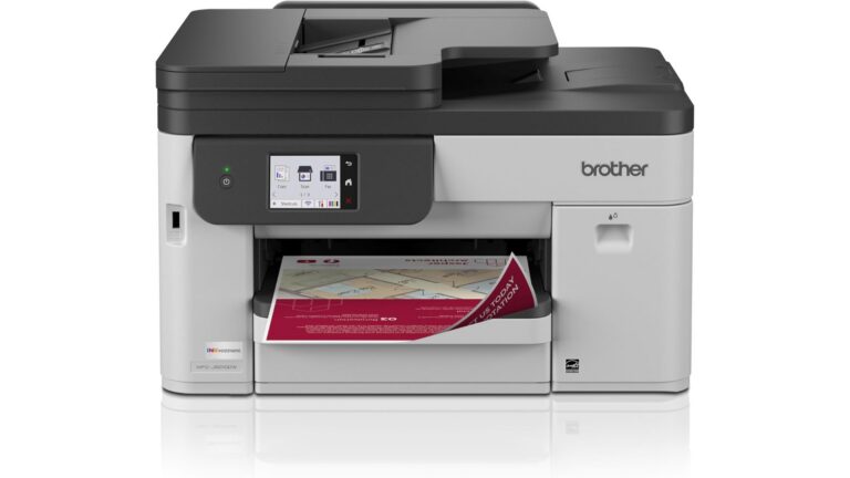 Brother INKvestment 5010 Wireless Color Inkjet All-in-One Printer with Automatic 2-Sided Copy & Scan with 2.7” Color Touchscreen (MCF-J5010DW)