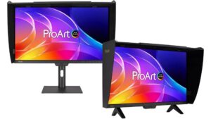 ASUS ProArt Display OLED PA27USD 27-inch professional monitor with 4K QD-OLED panel, 12G-SDI connectivity and dual Thunderbolt 4 ports