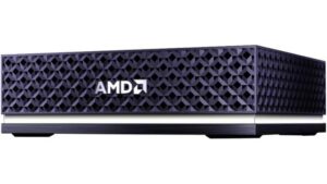 AMD Ryzen AI Halo RAH-001 personal AI desktop computer with Ryzen AI Max+ 395 processor, 128GB LPDDR5X-8000 unified memory, and AMD Radeon 8060S graphics