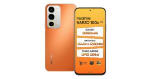 B0H339X26J-realme NARZO 100x 5G (Flash Orange,6GB+256GB) Biggest 8000mAh Battery