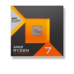 AMD Ryzen 7 7700X3D desktop processor box with 3D V-Cache technology and Ryzen 7000 series branding