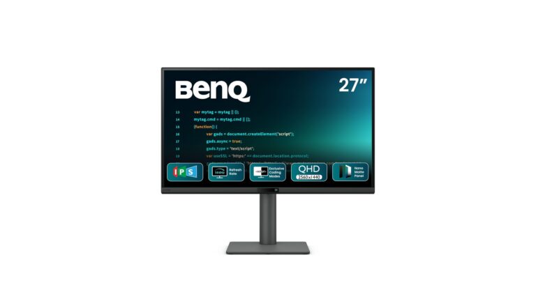 BenQ RD270Q 27-inch programming monitor with 2K 144Hz IPS QHD display and USB-C 65W PD
