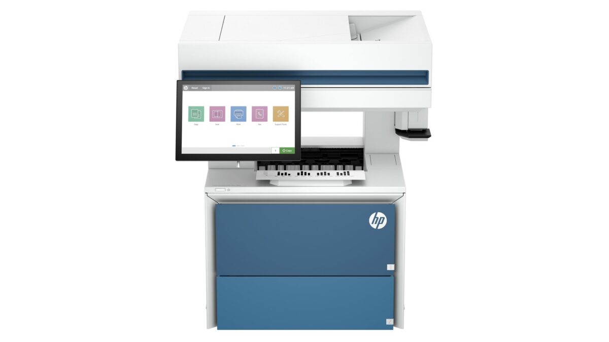 HP LaserJet Enterprise Flow MFP 6600zfw Printer, AI-Capable with 10.1-inch touchscreen and 57 ppm print speed