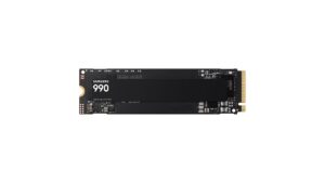 Samsung Internal SSD 990 2TB M.2 NVMe drive with black heatsink label
