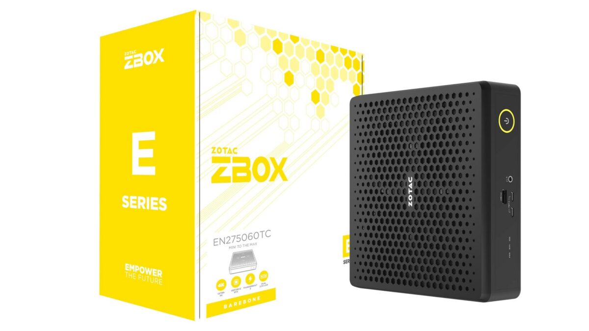 ZOTAC Magnus EN275060TC-U barebones mini PC with RTX 5060 Ti 16GB and dual Thunderbolt 4 ports