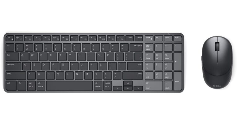 Dell Pro 7 Rechargeable Compact Keyboard & Mouse KM746 – Sleek Design, Wireless Freedom, Long Battery Life, Perfect for Work & Travel