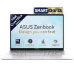 ASUS Zenbook 14 (2026),Smartchoice,Intel Core Ultra 9 285H,Intel Arc iGPU,16GB RAM,512GB SSD,OLED,Touch Screen,14"(35.5 cm),Win 11,M365 Basic(1Y),Office 24,Silver,1.28 Kg,UX3405CA-QL1692WS,AI Laptop