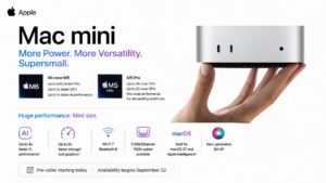 Apple 2026 Mac mini desktop with M6 and M5 Pro chips, Wi-Fi 7 and macOS 27