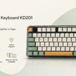 ASUS Jelly75 Keyboard KD201 wireless mechanical keyboard with hot-swappable switches and gasket mount design