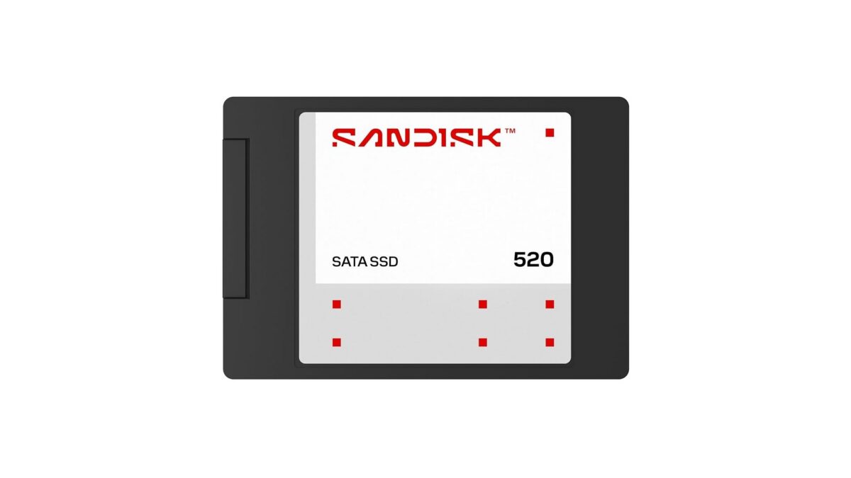 SanDisk 520 SATA SSD 500GB SDSS51500GAB-000G0 2.5-inch internal solid state drive with SATA III 6Gbps interface and 560MB/s read speed