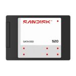 SanDisk 520 SATA SSD 500GB SDSS51500GAB-000G0 2.5-inch internal solid state drive with SATA III 6Gbps interface and 560MB/s read speed