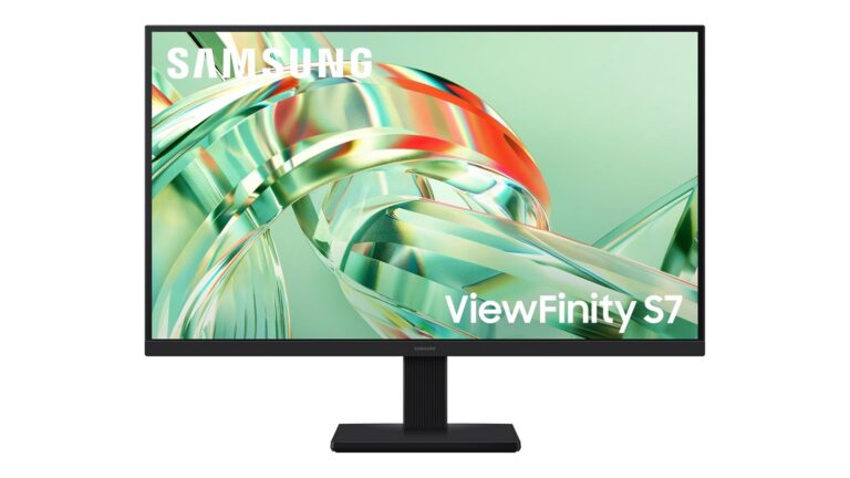 Samsung ViewFinity S7 LS32H710EAWXXL 32-inch monitor with 4K UHD IPS panel and 99 percent sRGB coverage