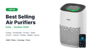 Top 10 best selling air purifiers in India, October 2026, with Qubo Q200 smart air purifier