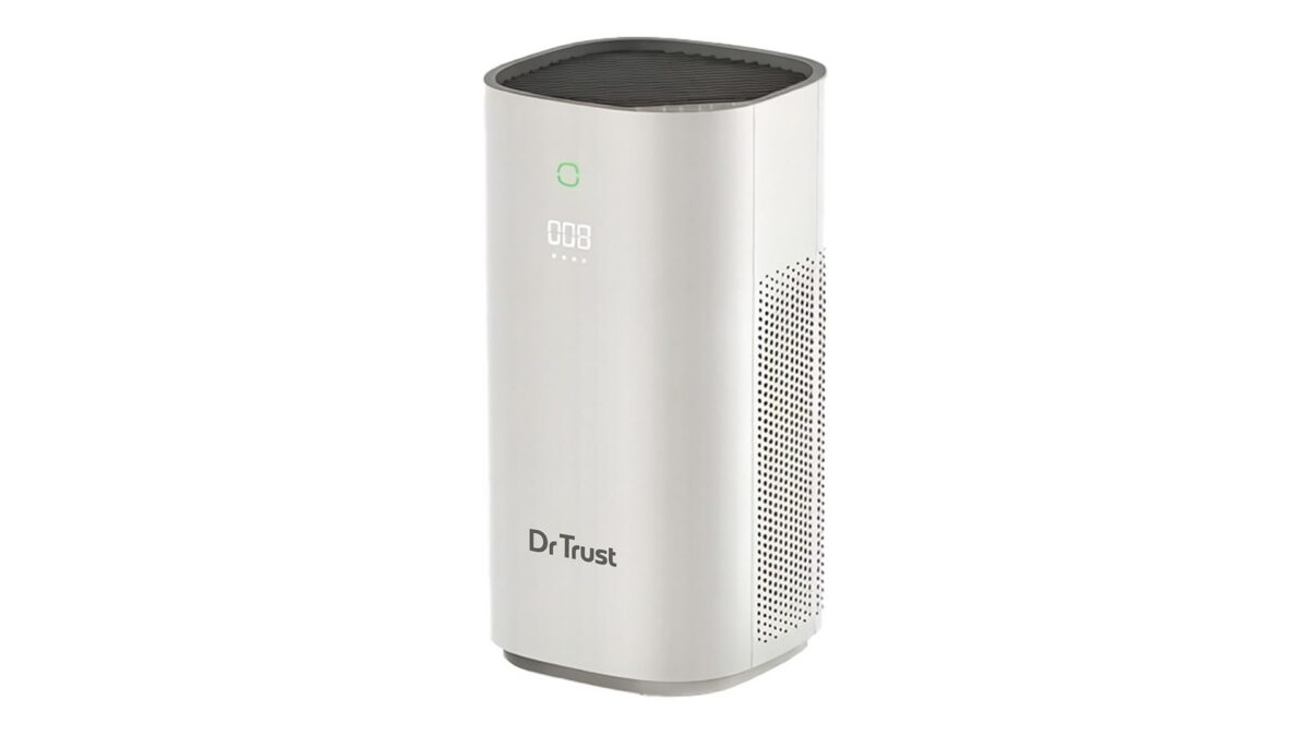 Dr Trust USA 912 Zurich Max MS00114 air purifier with H13 HEPA filter and PM2.5 AQI display
