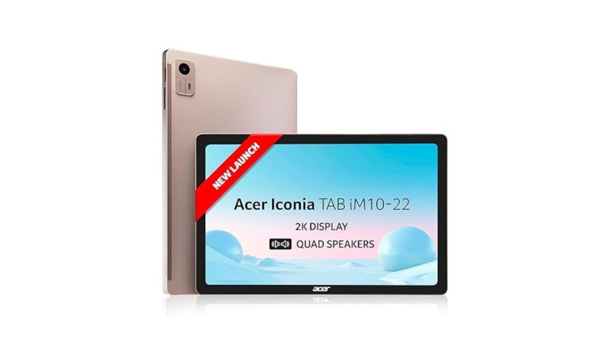 Acer Iconia Tab10 | 10.36" | 2K IPS Display, 480 Nit | Quad Speakers | 8GB + 128GB (Expandable) | Wi-Fi + (Calling)