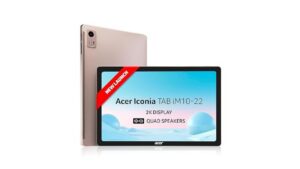 Acer Iconia Tab10 | 10.36" | 2K IPS Display, 480 Nit | Quad Speakers | 8GB + 128GB (Expandable) | Wi-Fi + (Calling)