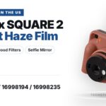 Fujifilm instax SQUARE 2 SQ2 instant camera in Brick Red with an instax SQUARE print