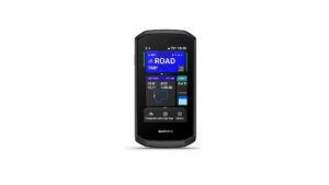 Garmin Edge Explore 3 010-04661-00 bike computer with 3-inch colour touchscreen showing road ride and last ride widgets