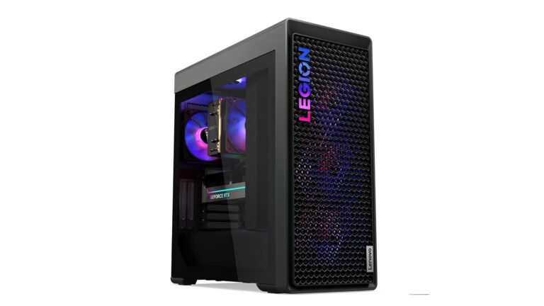 Lenovo Legion Tower 7 90Y600D0IN gaming desktop with Intel Core Ultra 7 270K Plus and RTX 5080 16GB