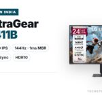 LG UltraGear 24G411B 24-inch gaming monitor with FHD IPS panel, 144Hz refresh rate and 1ms MBR